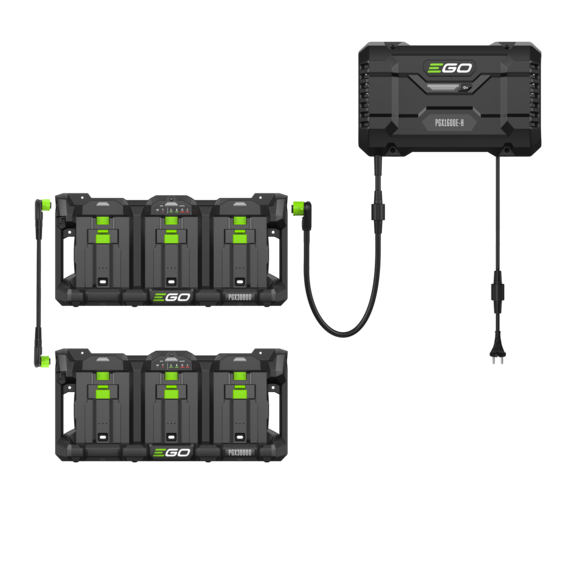 EGO Pro X PGX 1600W Multi-Battery Charger Hub Kit