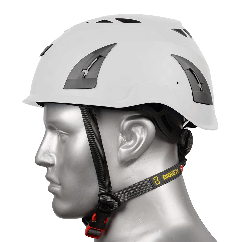 BIG BEN Ultralite Vented Height Safety Helmet, White, PP-B-HH100VWH