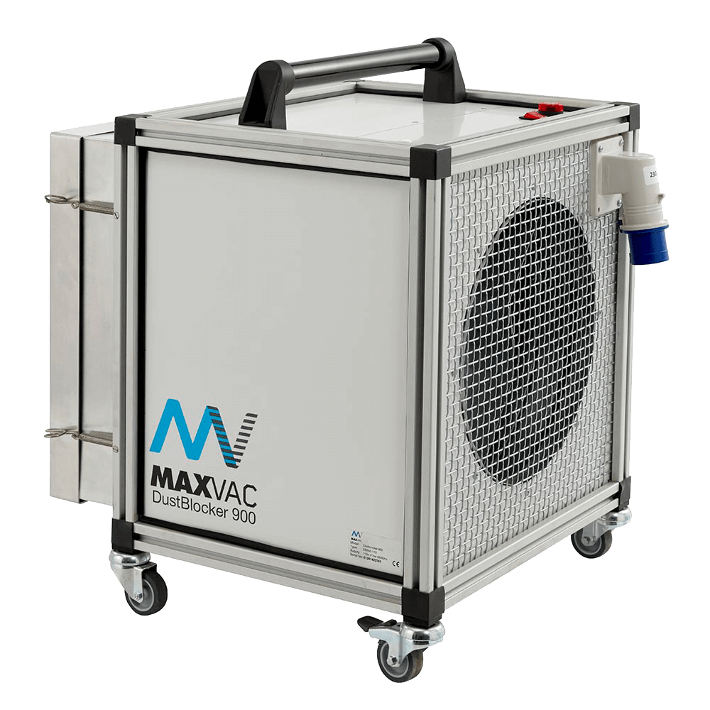 MAXVAC Dustblocker 900e Air Scrubber Cleaner with 900m3 hr Air Flow intelligent filter monitoring