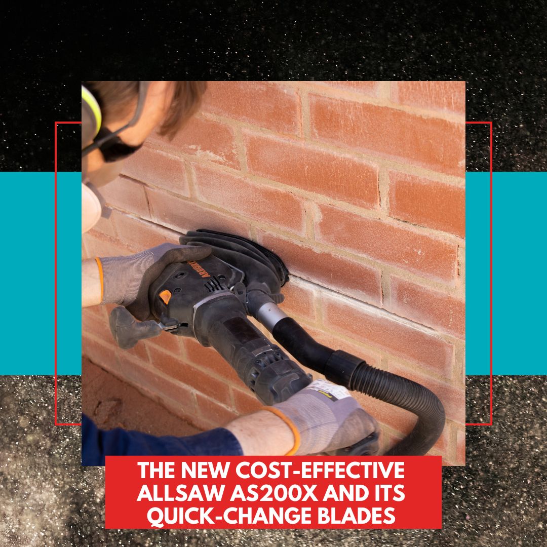 Revolutionising Repointing: The New Cost-Effective Allsaw AS200X and Its Quick-Change Blades