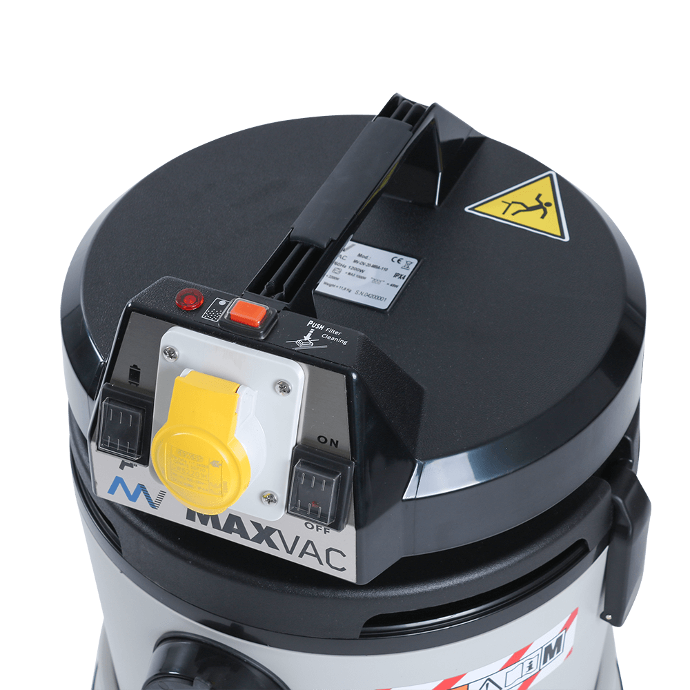 MAXVAC 20L H-Class Vacuum with SMARTclean Filters, Complete Accessories Set