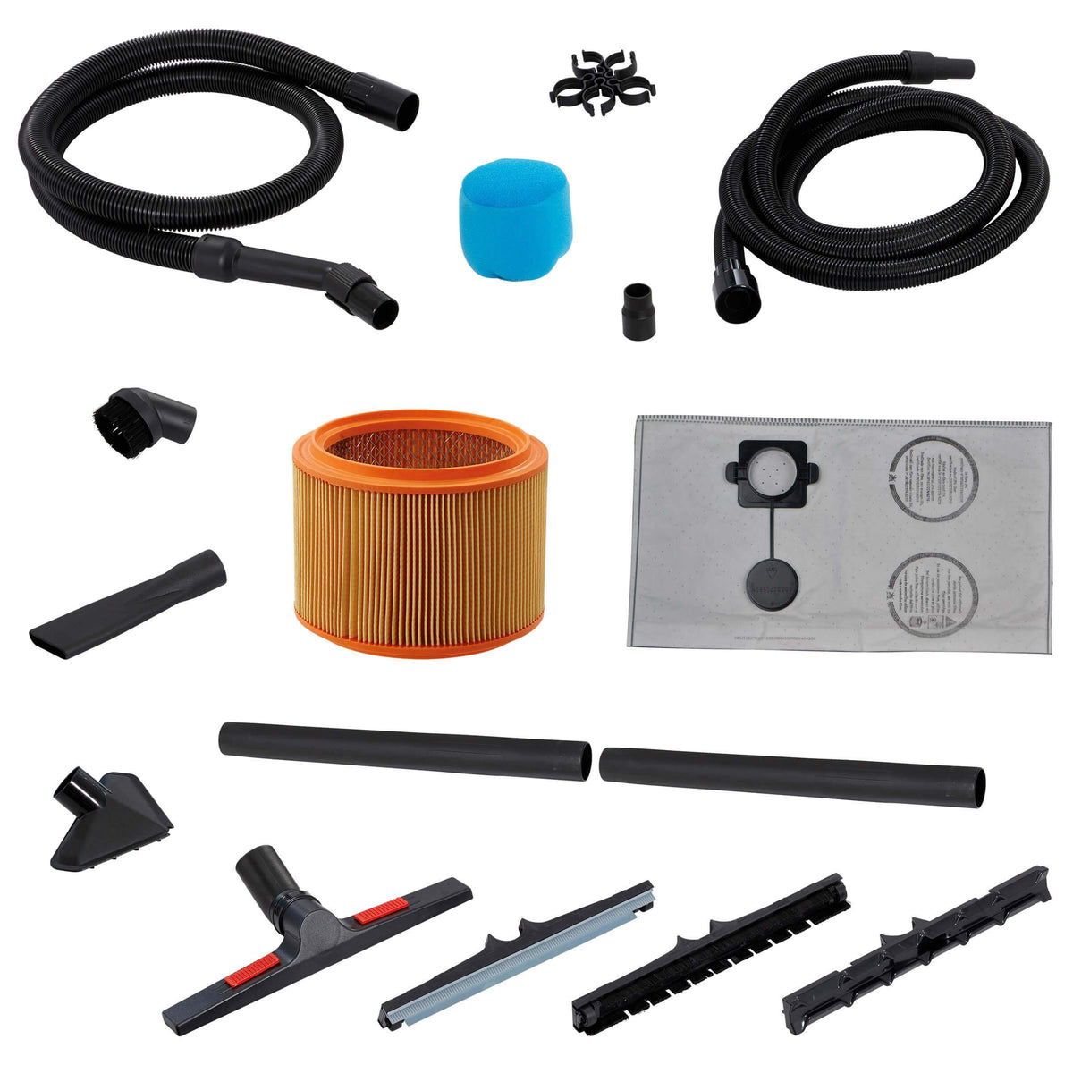 MAXVAC 20L H-Class Vacuum with SMARTclean Filters, Complete Accessories Set