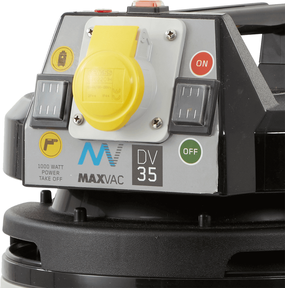 MAXVAC 35L 1200W M-Class Vacuum with PTO & SMARTclean Filters, Complete Accessories Set