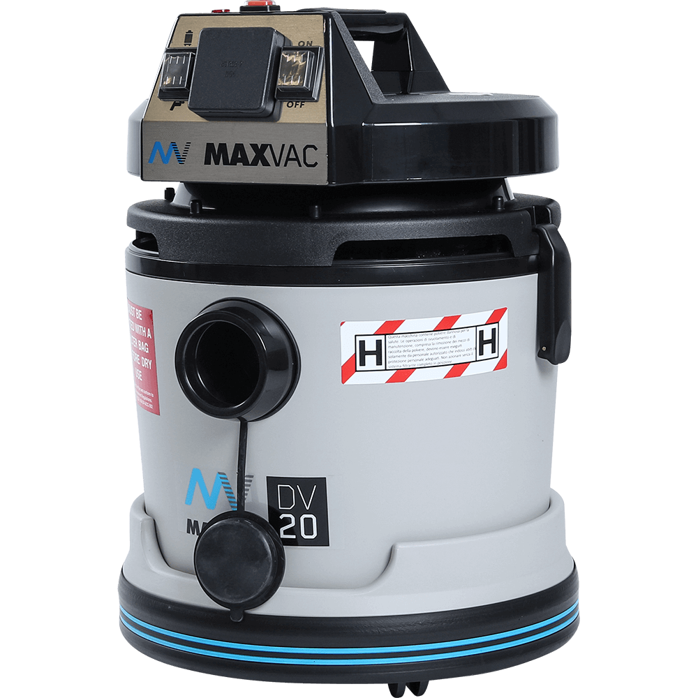 MAXVAC 20L H-Class Vacuum with SMARTclean Filters, Complete Accessories Set