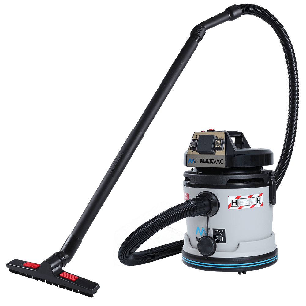 MAXVAC 20L H-Class Vacuum with SMARTclean Filters, Complete Accessories Set