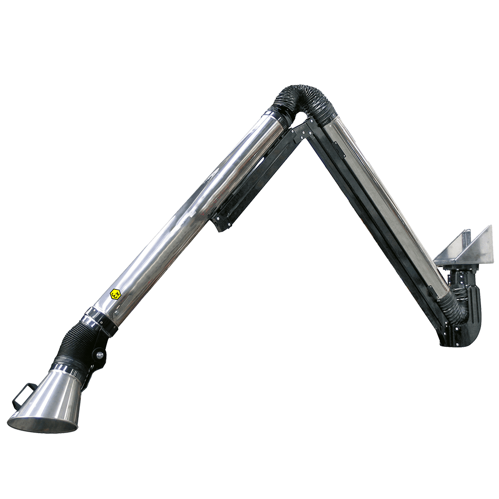 MAXVAC SUPRA Accessory - ATEX certified stainless steel suction arm ø 150mm/ L 3m