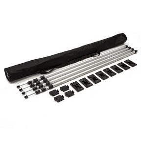 MAXVAC DustBarrier Telescopic Pole 1.10 - 3.10m, Set of 4 in Carry Case