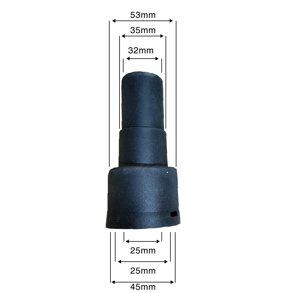 MAXVAC Stepped power tool adaptor for 36mm Dura Vacuum Hose