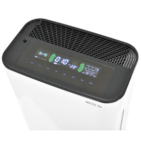 HEPA UV-C Air Purifier MAXVAC Medi® 6e with Variable Air-flow 450m3/h & Humidifier