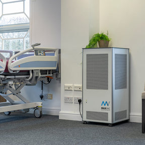 HEPA UV-C Air Purifier MAXVAC Medi® 10 with 5 Stage Filtration and Powerful 1'300m3/h Airflow