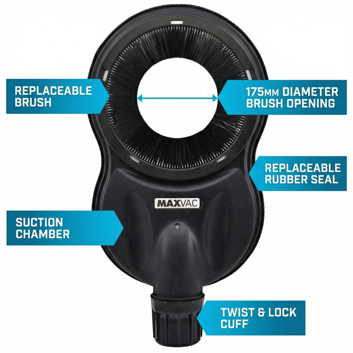 175mm Core Drill Shroud - Dust tool attachment for drilling of holes up to 175mm