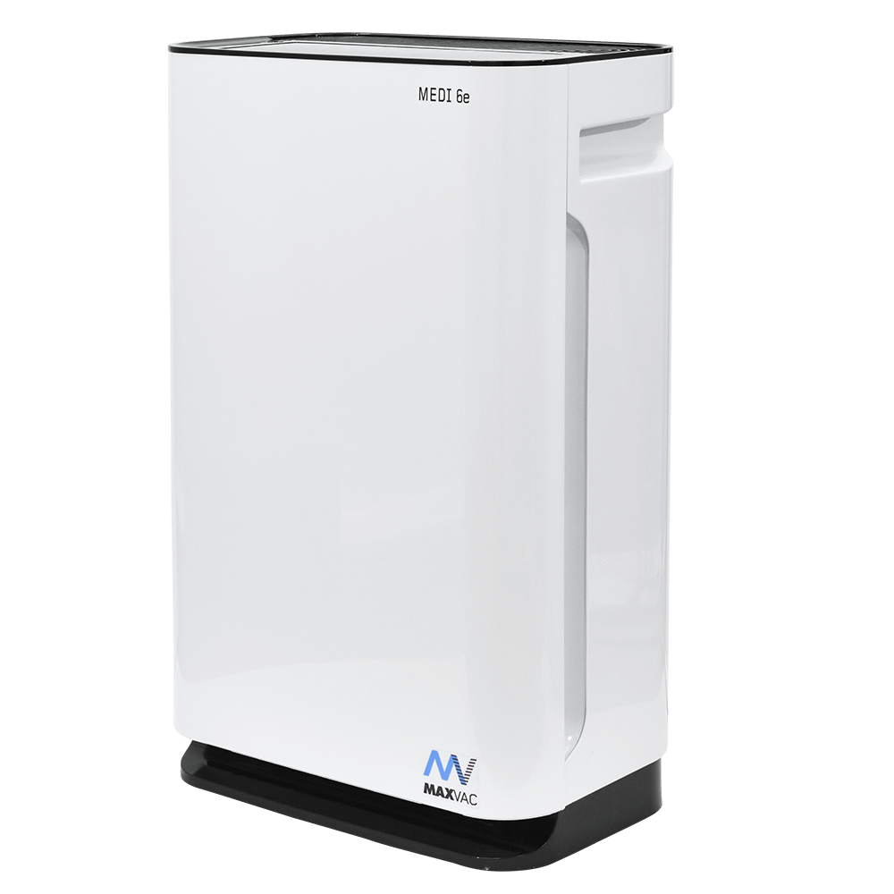 HEPA UV-C Air Purifier MAXVAC Medi® 6e with Variable Air-flow 450m3/h & Humidifier