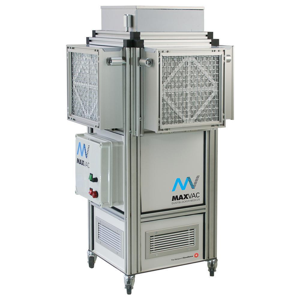 HEPA UV-C Air Purifier with huge 10'000m3/h Airflow - MAXVAC Medi® 60 Virus Steriliser