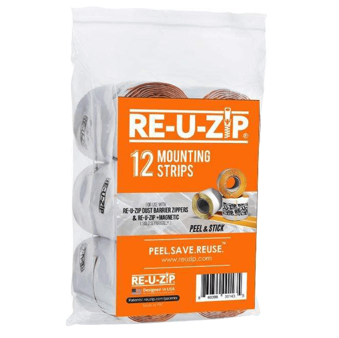 RE-U-ZIP® Mounting Strip RE-FILL™ | 12-Pack