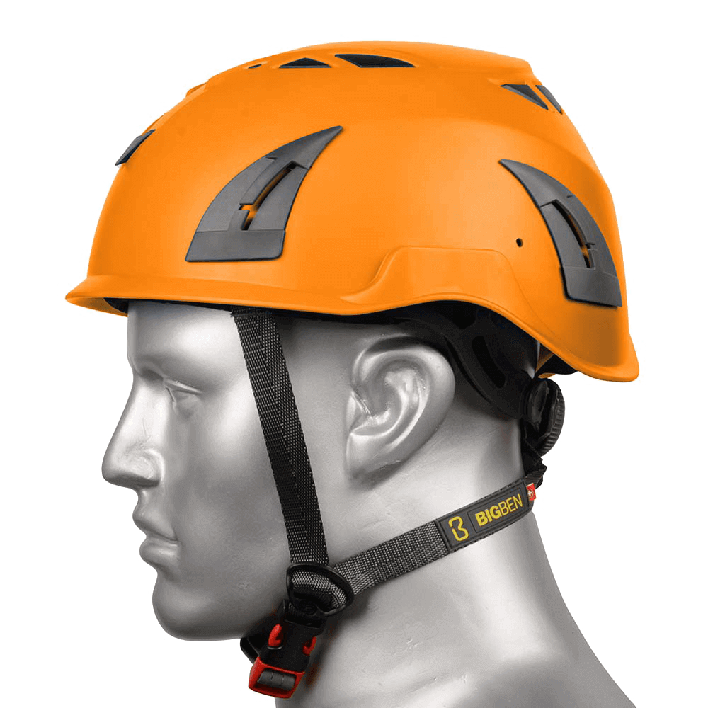 BIG BEN Ultralite Unvented Height Safety Helmet, Orange, PP-B-HH100OR