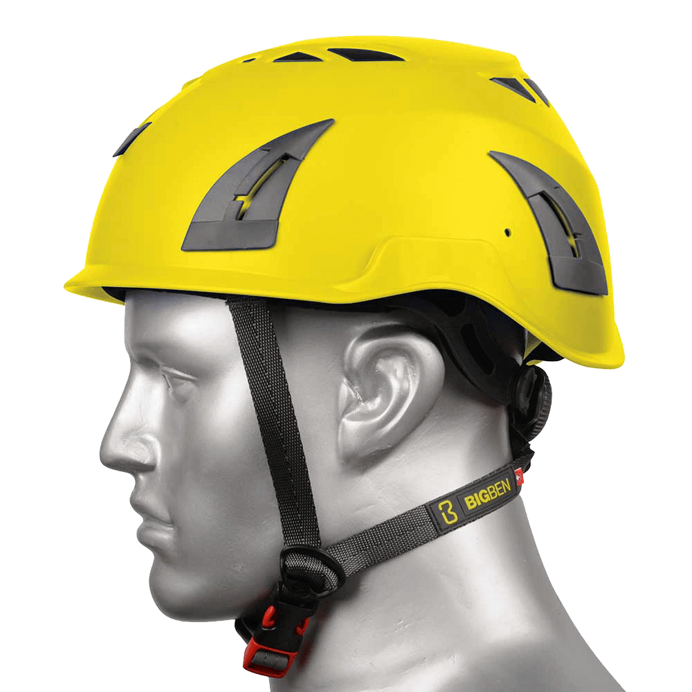 BIG BEN Ultralite Unvented Height Safety Helmet, Yellow, PP-B-HH100YW