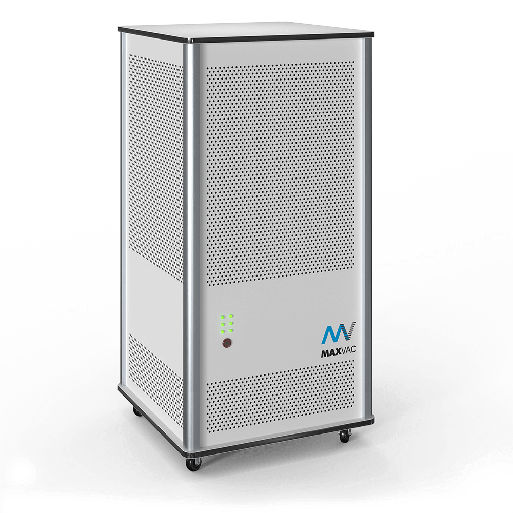 Commercial Air Purifiers with Medical Grade HEPA Filtration used in NHS hospitals, schools, offices and restaurants for removing airborne viruses, aerosols & bacteria-MAXVAC MEDI 10 - UV-C Air Sanitiser with 5 Stage Filtration and Powerful 1'300m3/h Airflow-DustArrest.com