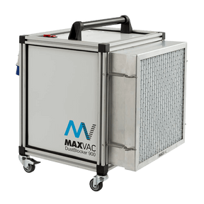 Powerful Industrial Airborne Dust Extractor used in construction, woodwork shops, DIY and renovations - MAXVAC Dustblocker 900 Air Scrubber Cleaner with 900m3/hr Air Flow - Dust Arrest