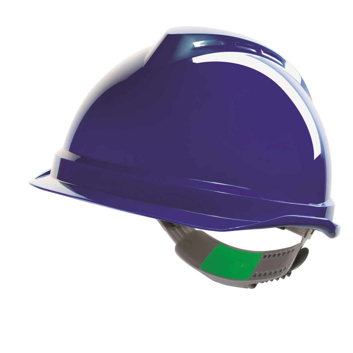 Short Peak Push-Key V-Gard Safety Helmet-PP-3110BL-Leachs