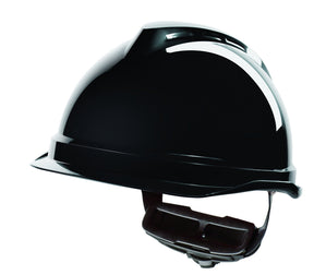 Short Peak Quick-Turn V-Gard Safety Helmet-PP-3120BK-Leachs