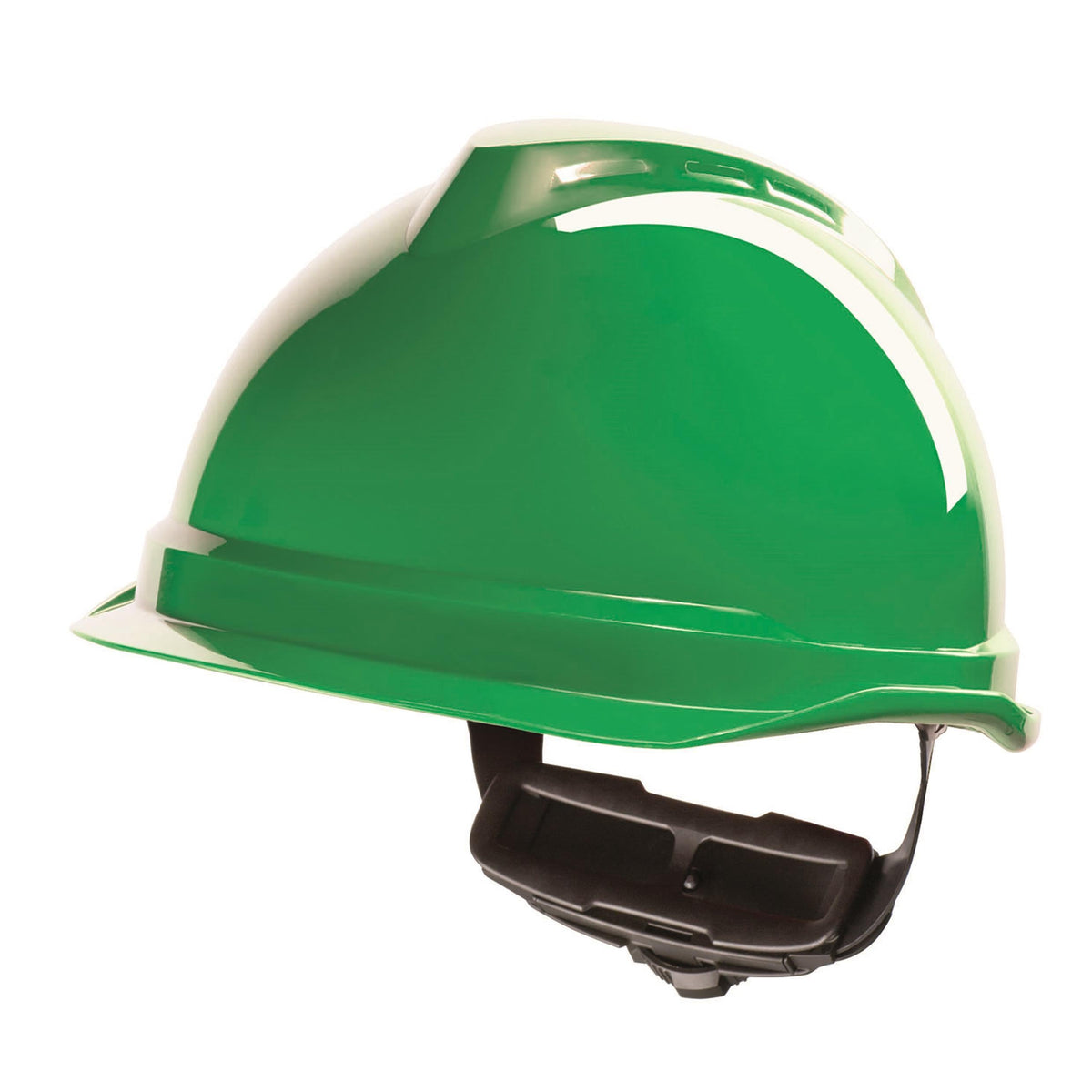 Short Peak Quick-Turn V-Gard Safety Helmet-PP-3120GR-Leachs