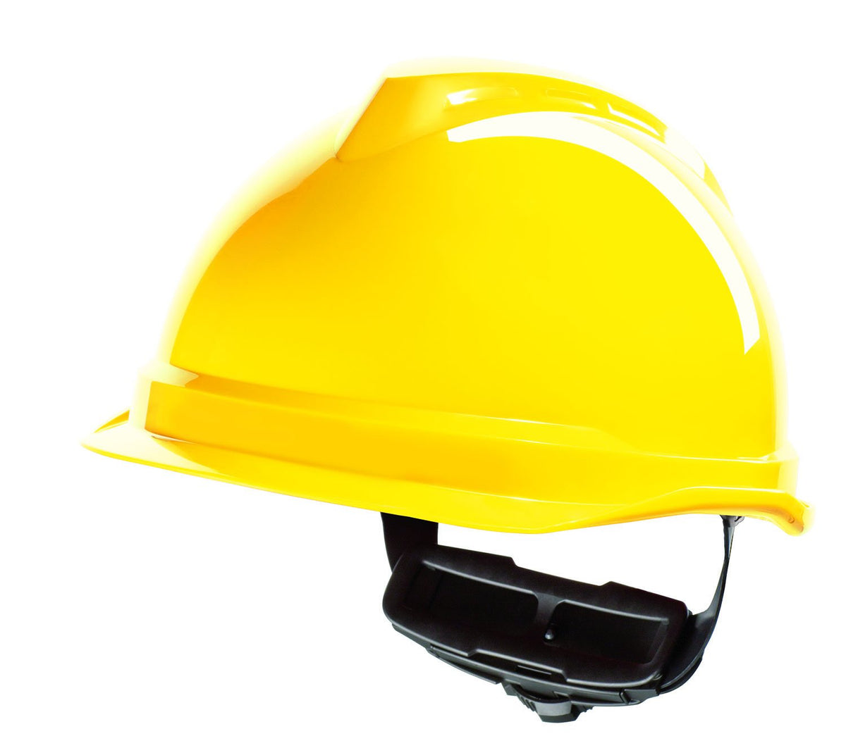 Short Peak Quick-Turn V-Gard Safety Helmet-PP-3120YW-Leachs